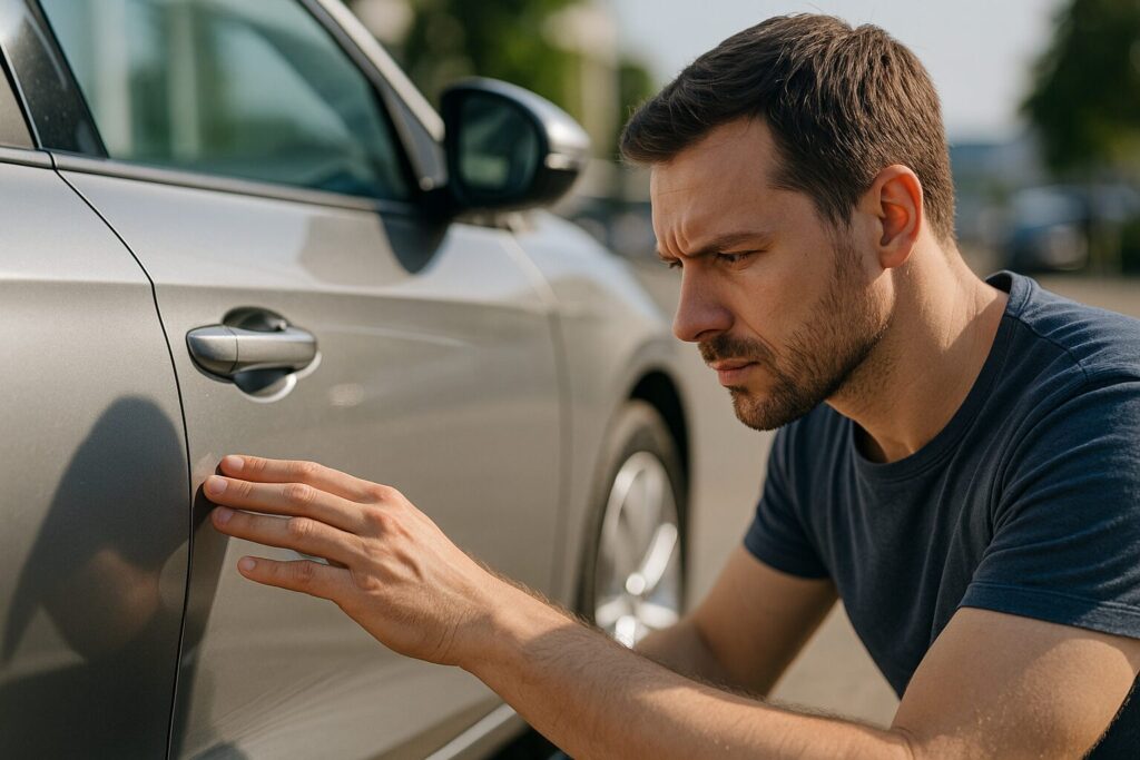 納車時にチェックすべきポイント塗装不良について