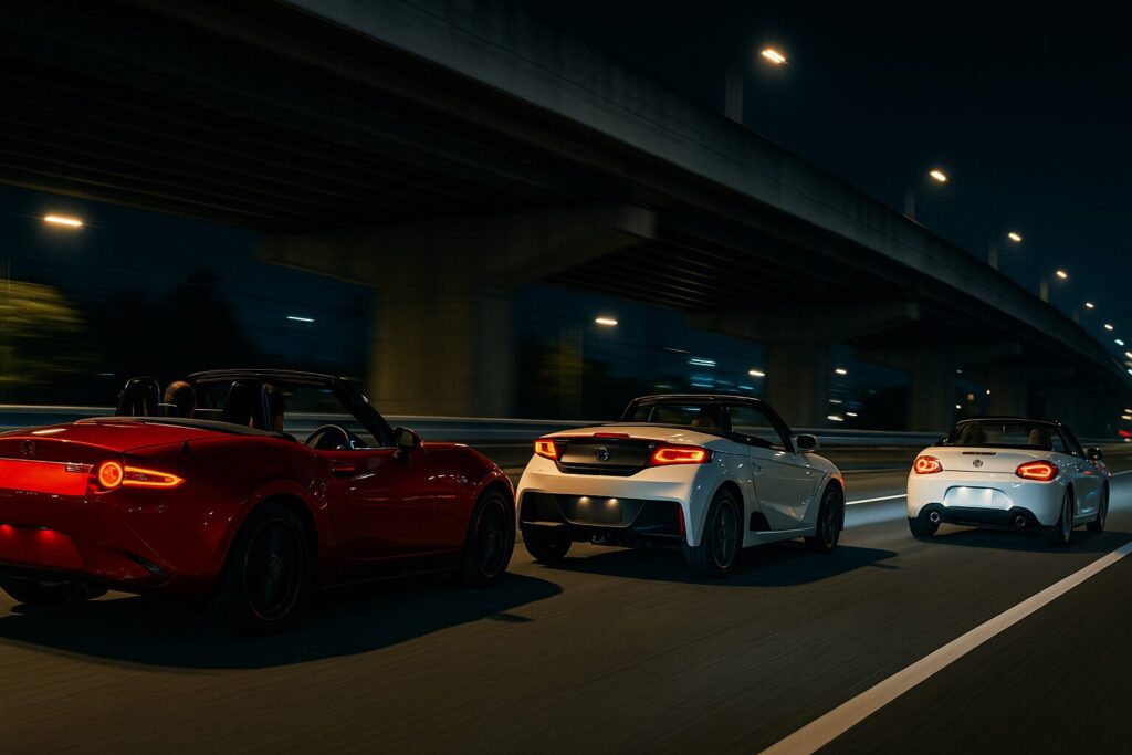 国産メーカーのかわいいスポーツカー