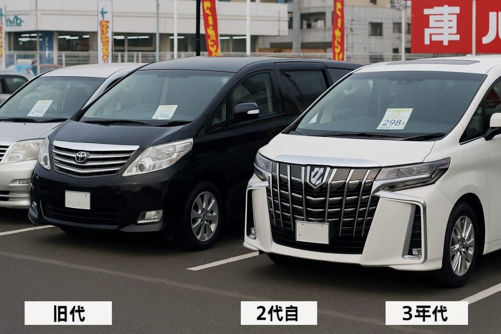 アルファードの中古市場の存在感
