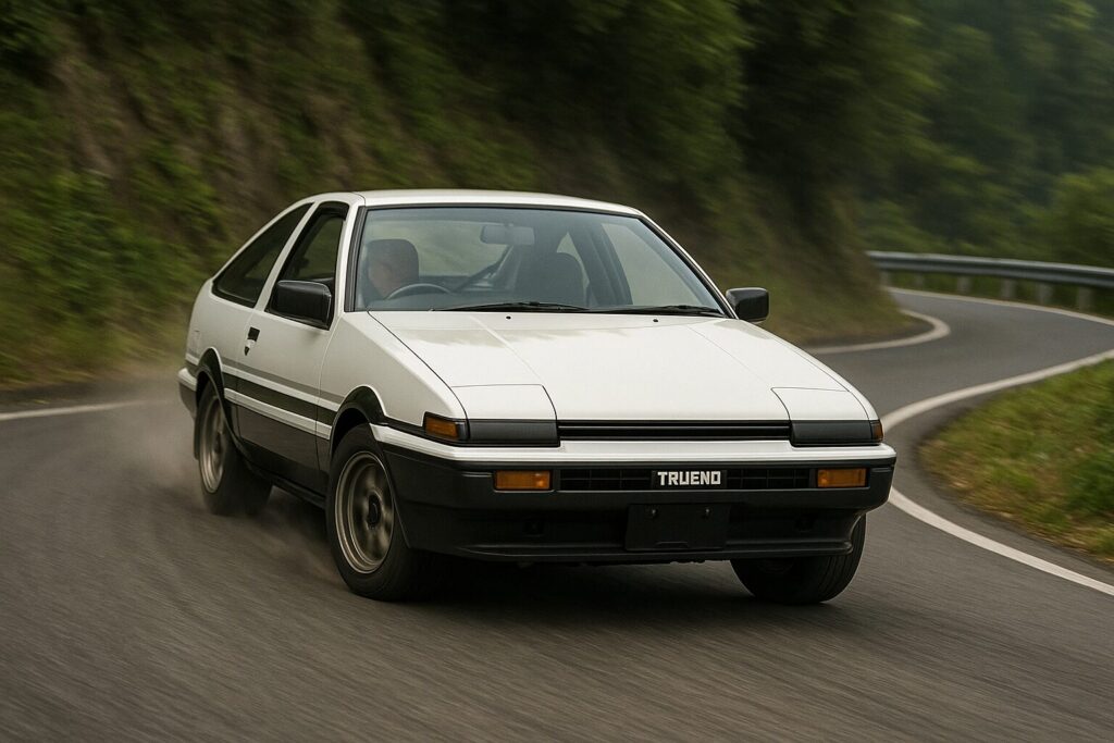 伝説のAE86とGR86の馬力比較