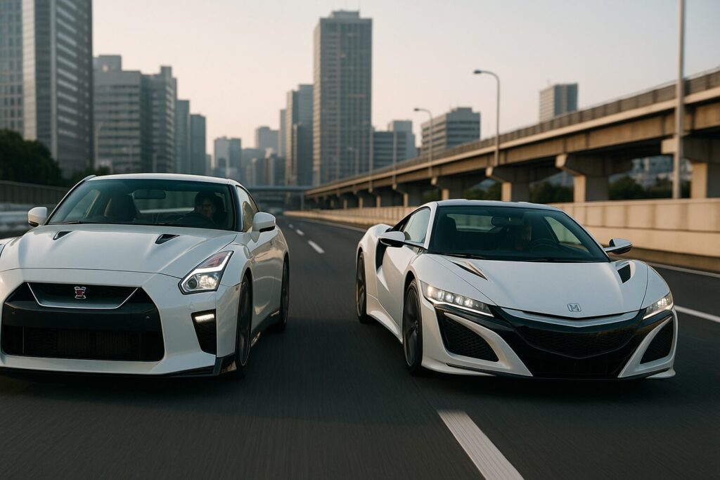 境界線が曖昧なモデル　GT-R　NSX