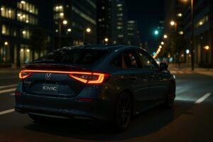 シビック後ろ姿