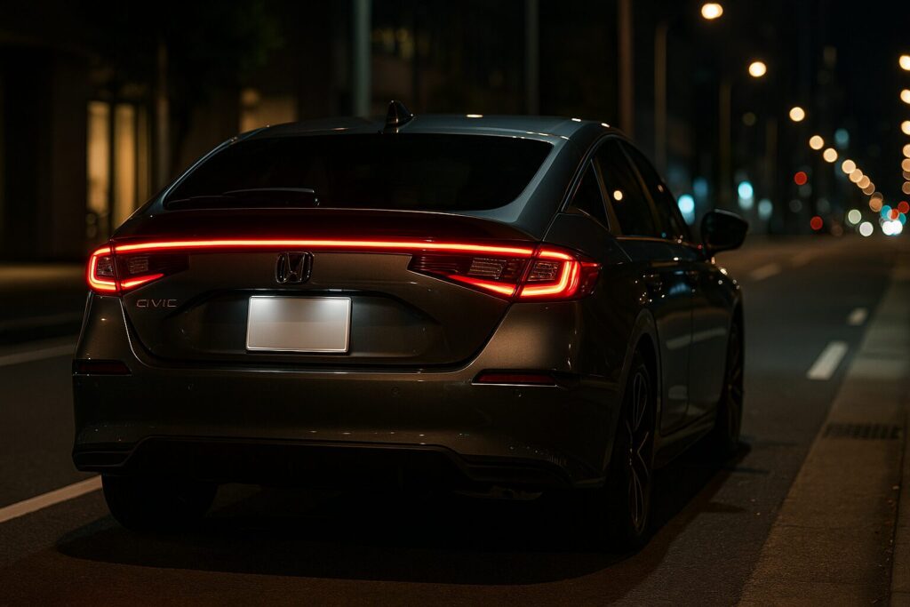 シビック テールランプデザインがもたらす洗練された印象