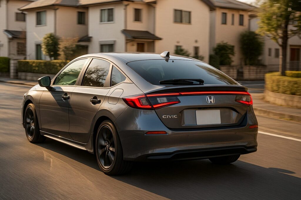 シビック 乗り心地とデザインが両立したリア構造