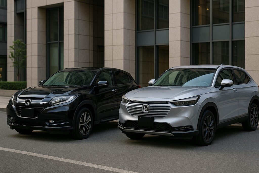 ヴェゼル 中古は100万以下多数。現行モデルは200〜300万台、新車は300〜400万台で