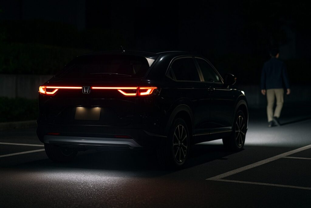 ヴェゼル バックランプの位置と視認性