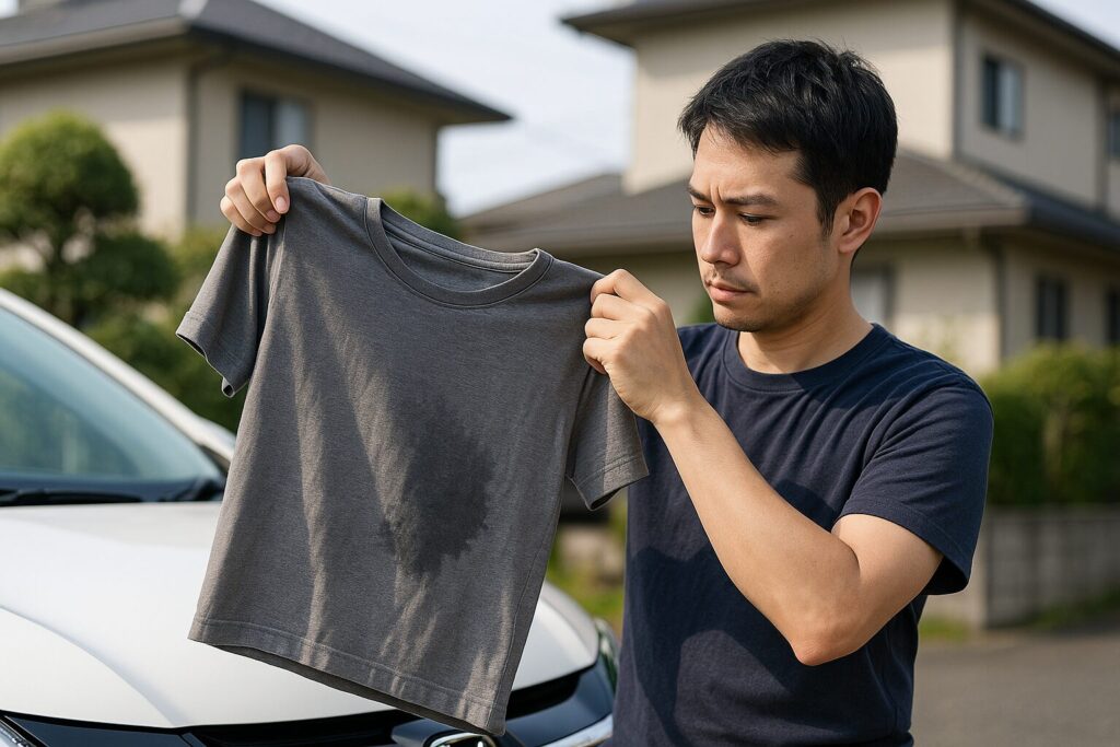 服についたガソリンの落とし方と匂い対策