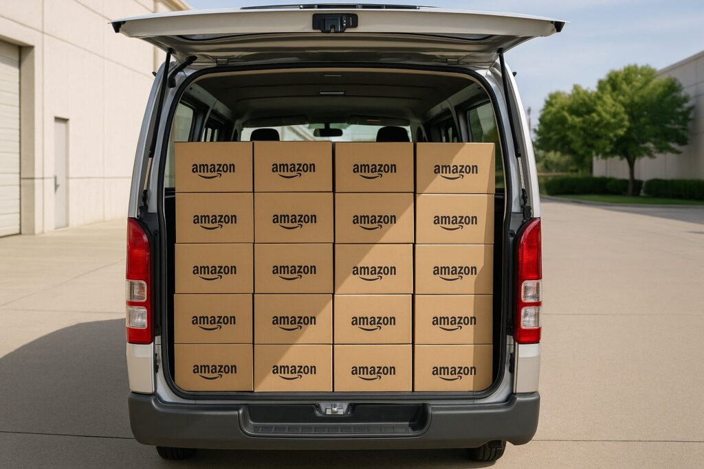 ハイエース積載量深掘り　配送・宅配・ルート営業 ― ダンボール○箱、飲料ケースはどこまで？