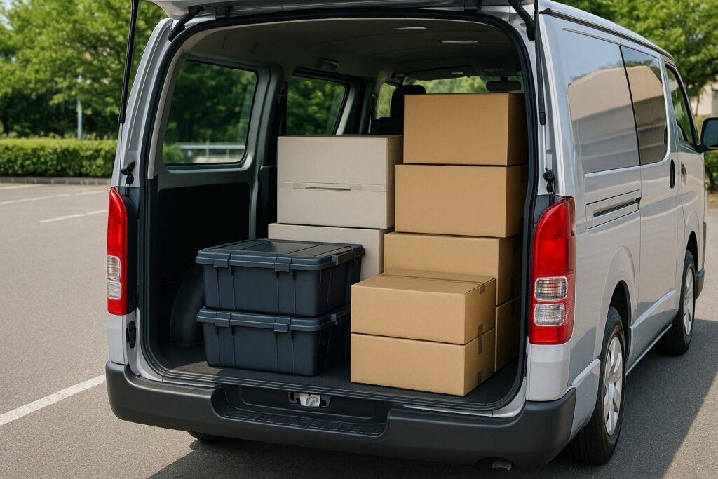 ハイエース積載量深掘り　アウトドア・キャンプ・趣味 ― 自転車・バイク・キャンプ道具