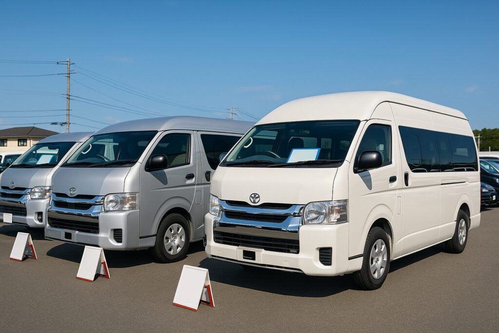 ハイエース 2025年でも“9人乗りは廃止ではない” ― 中古市場で普通に手に入る理由