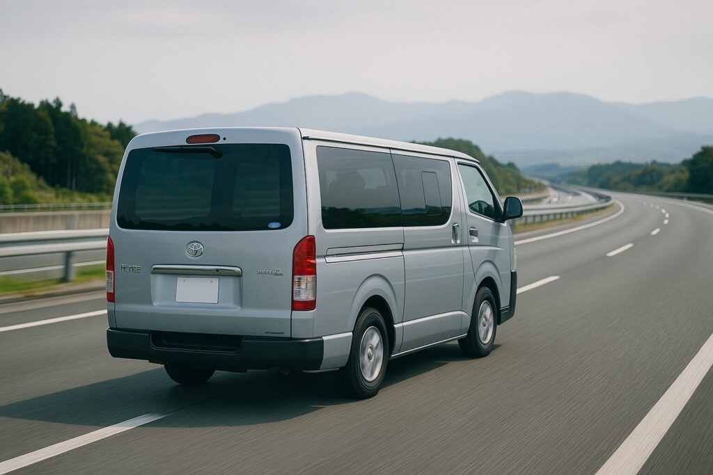 ハイエース　リアスタビのメリット ― 「いらない」とは限らない効果