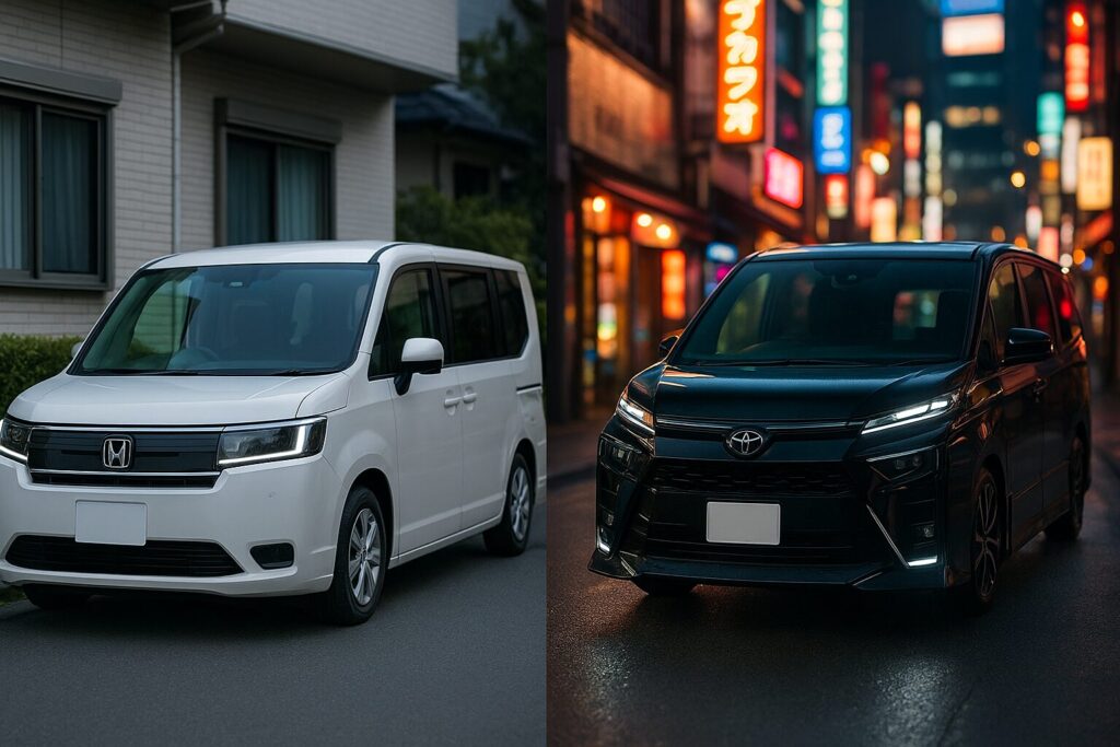 ステップワゴン ヴォクシーと悩む人が多い理由 ― デザインの方向性が真逆で迷いやすい