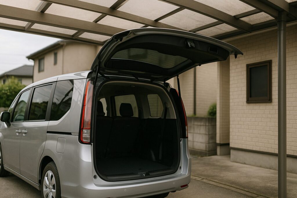 ステップワゴン ぶつかりやすい場面ベスト3(自宅カーポート・立体駐車場・車中泊)