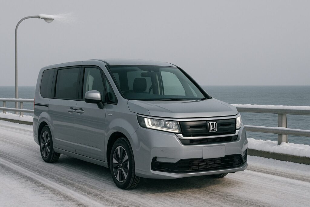 ステップワゴン　ミニバン特有の弱点と“雪道で気をつけるべき場面”