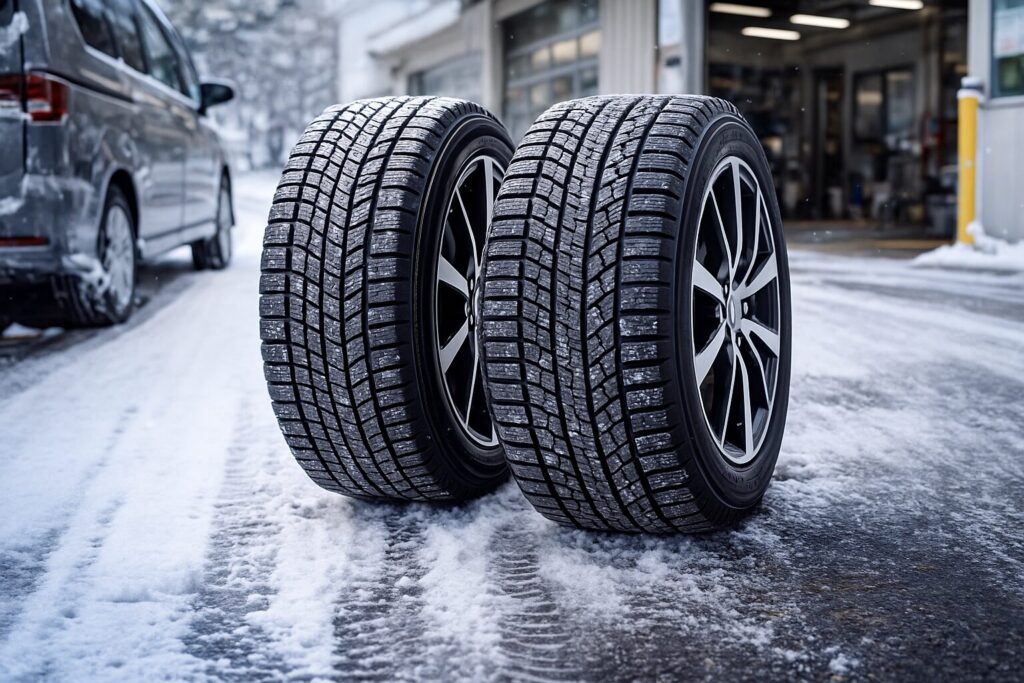 ステップワゴン　雪道では“タイヤがすべて” ― スタッドレスの選び方と寿命判断