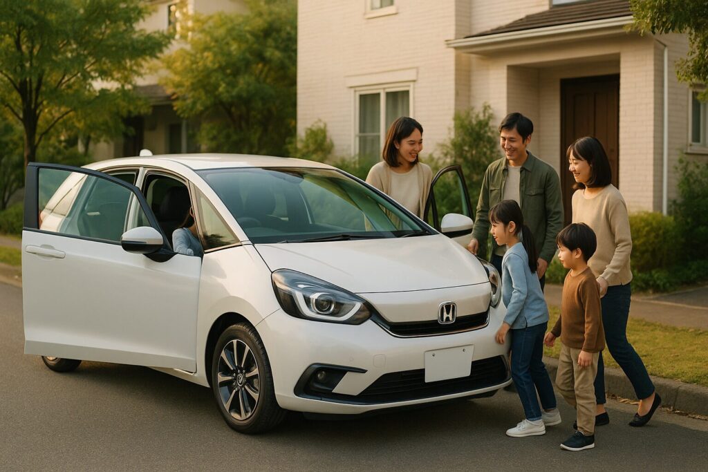 フィット後部座席と５人乗りについて