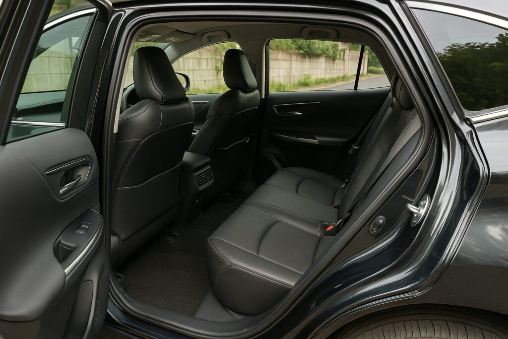 cx-5とハリアー 後部座席・室内空間を比較