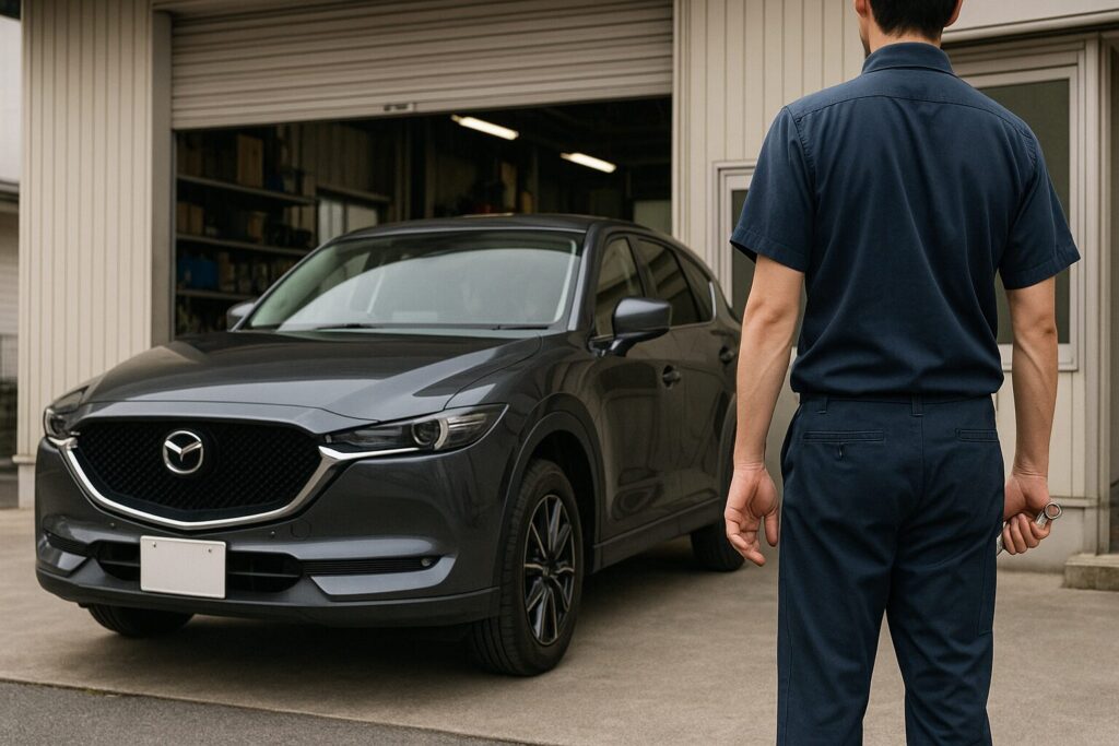 cx-5のサイドミラー途中で止まるはリコール対象なのか?公式対応と実際の扱い
