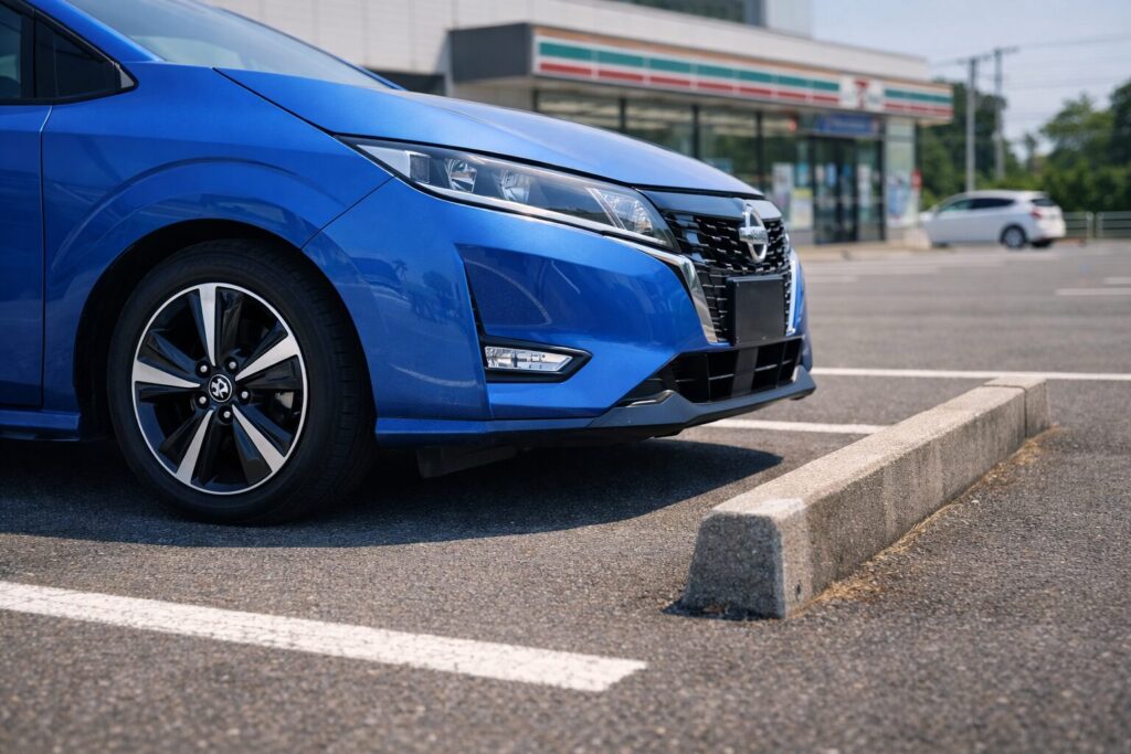 ノート 擦りやすいのは「最低地上高」よりフロント形状