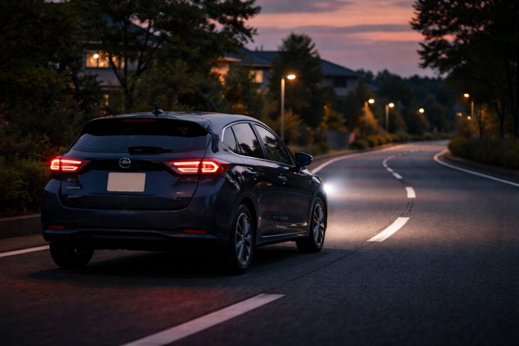 最近の日産ノートはオートライトが標準仕様