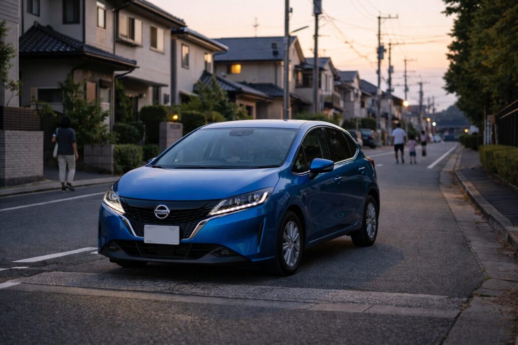 🥈 2位：日産 ノート（e-POWER）｜街乗りではトップ級の“静けさと滑らかさ”
