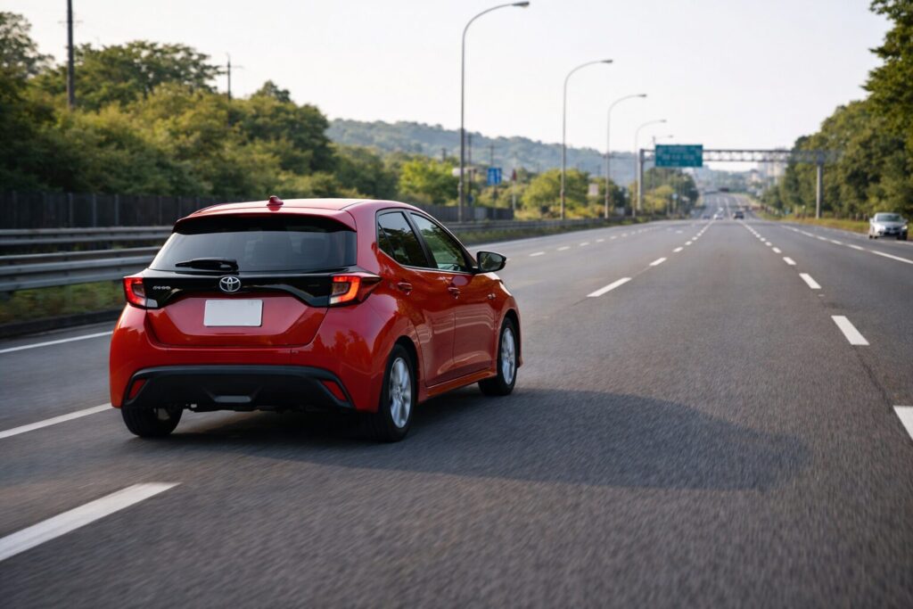 🥉 3位：トヨタ ヤリス｜軽快さと安定性を両立した“小さくて優秀な万能型”