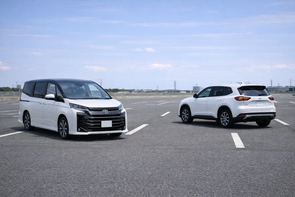 SUV比較で見える「ミニバンが不利に感じる瞬間」