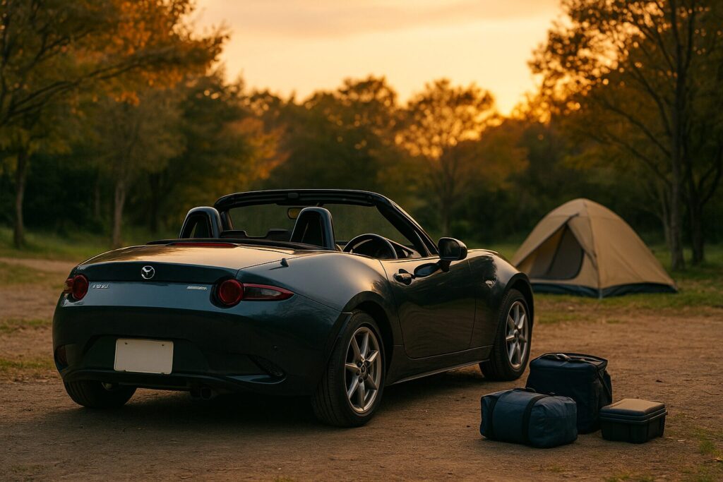 ロードスターでキャンプできるのか