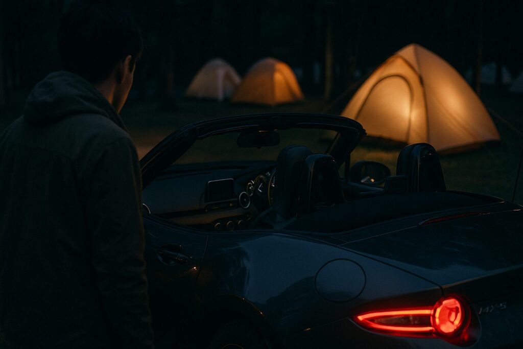ロードスター 車中泊はできる?結論:おすすめされない理由