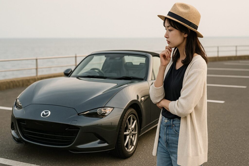 ロードスター女子 乗る前の不安と、乗ってからの印象