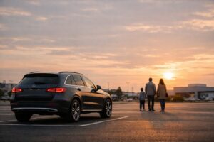 ベンツとファミリーカー