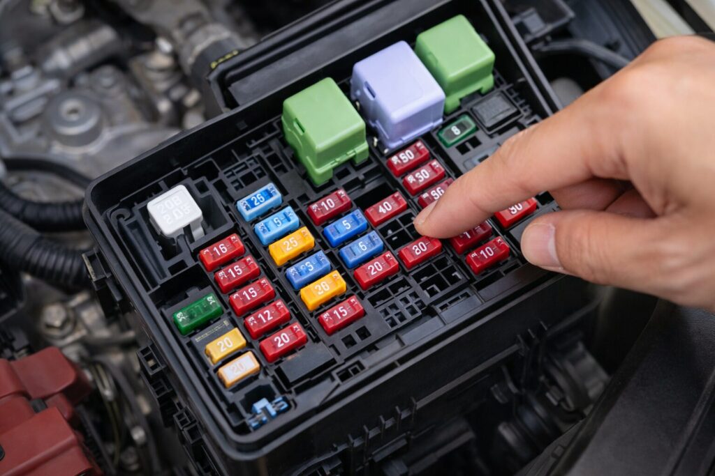 エクストレイル電源系トラブルの可能性｜ヒューズ・バッテリー電圧